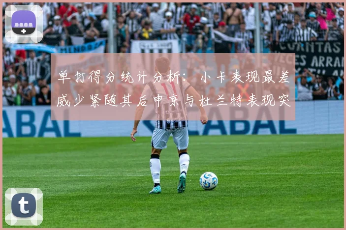 单打得分统计分析：小卡表现最差威少紧随其后申京与杜兰特表现突出